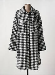 Manteau long noir GOLDEN LIVE pour femme seconde vue