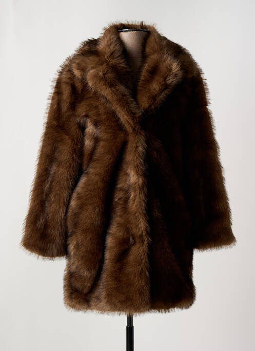 Manteau long marron MOLLY BRACKEN pour femme
