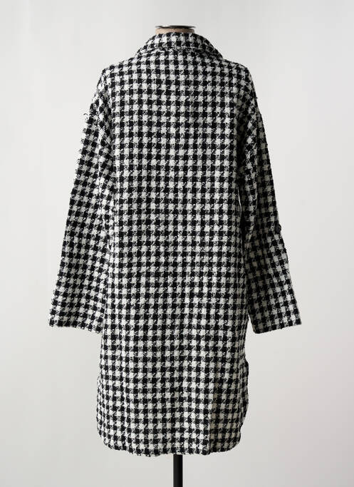 Manteau long noir GOLDEN LIVE pour femme