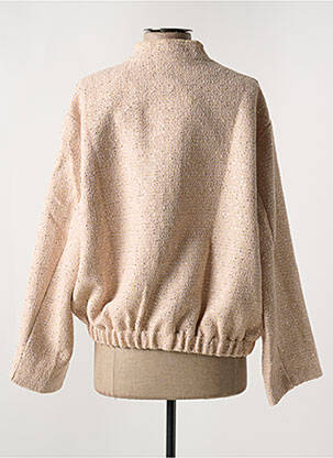 Blouson fermeture pressionnée rose GOLDEN LIVE femme