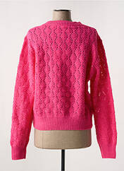 Pull rose GOLDEN LIVE pour femme seconde vue