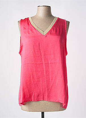 Top coupe fluide sans manche rose MOLLY BRACKEN femme