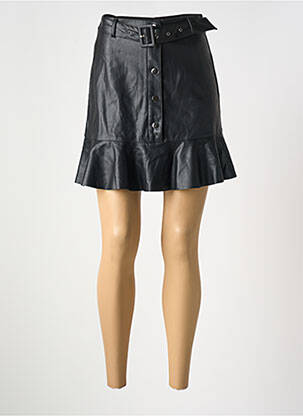 Jupe courte coupe évasée noir MOLLY BRACKEN femme