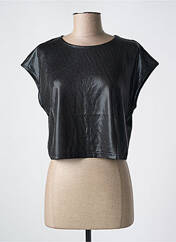 Top noir GOLDEN LIVE pour femme seconde vue