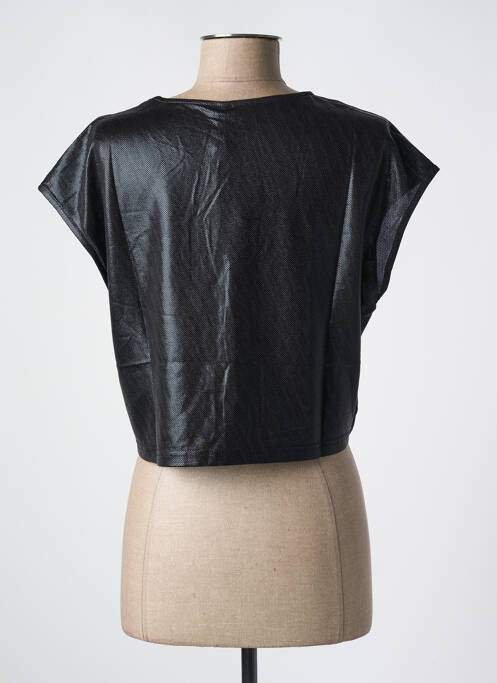 Top noir GOLDEN LIVE pour femme