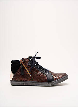Bottillons nubuck bout rond marron INTREPIDES PAR BABYBOTTE fille