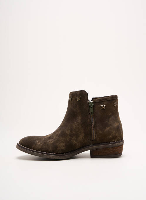 Bottines/Boots vert REQINS pour femme