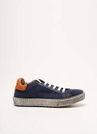 Baskets nubuck bout rond bleu REQINS garcon