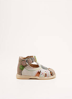 Sandales/nu pieds bout rond bout rond gris LITTLE MARY garçon
