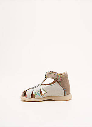 Sandales/nu pieds bout rond bout rond gris LITTLE MARY garçon