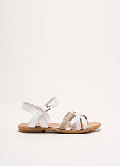 Sandales/Nu pieds blanc REQINS pour fille seconde vue