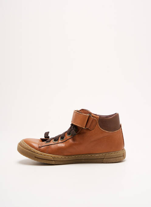 Baskets marron LITTLE MARY garçon