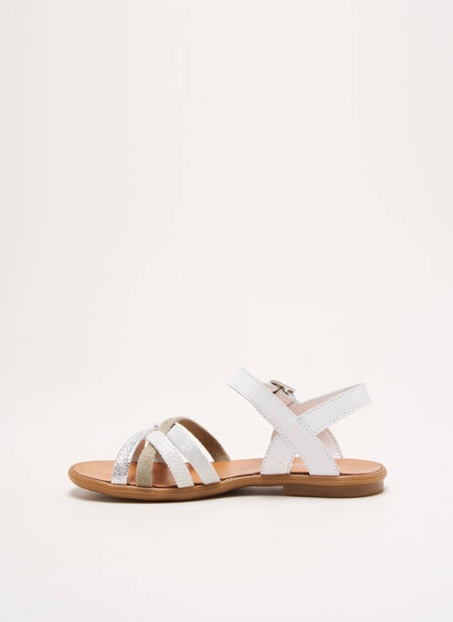 Sandales/Nu pieds blanc REQINS pour fille