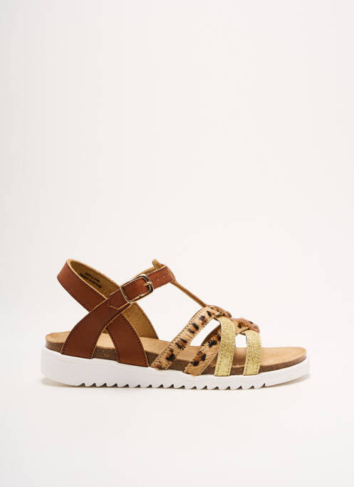 Sandales/Nu pieds or REQINS pour fille