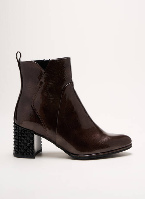 Bottines/boots bout pointu talon de 4 à 6cm marron MARCO TOZZI femme