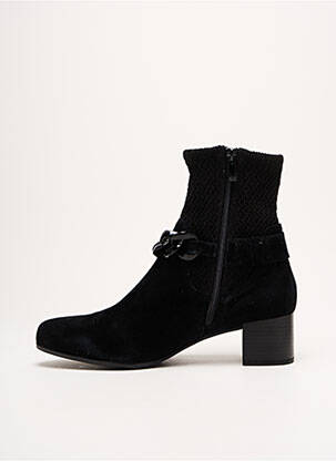 Bottines/boots nubuck talon de 4 à 6cm noir CAPRICE femme
