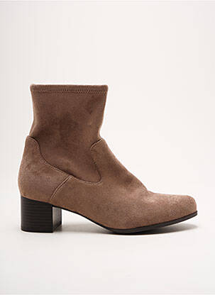 Bottines/boots talon bottier talon de 4 à 6cm beige CAPRICE femme