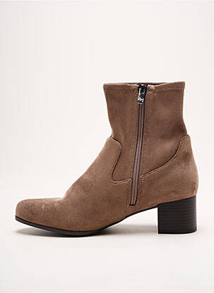 Bottines/boots talon bottier talon de 4 à 6cm beige CAPRICE femme