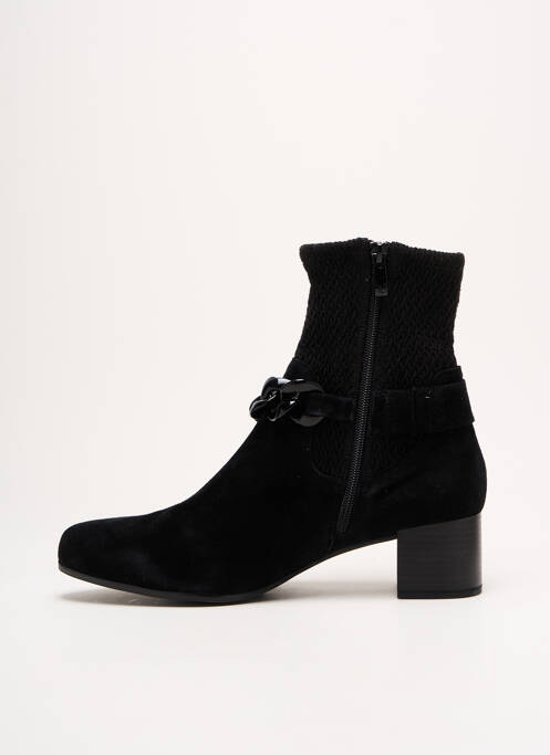 Bottines/boots nubuck talon de 4 à 6cm noir CAPRICE femme