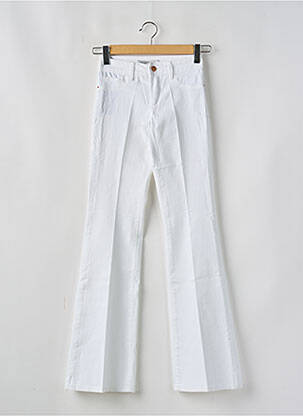 Jeans coupe large taille normale taille normale blanc TIFFOSI femme