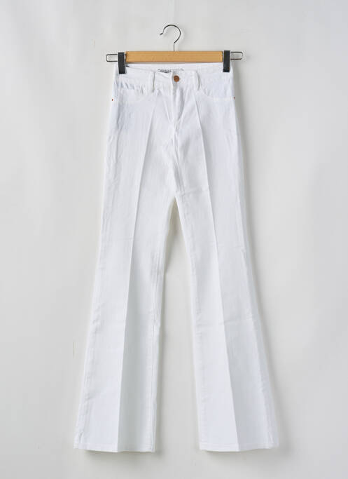 Jeans coupe large taille normale taille normale blanc TIFFOSI femme