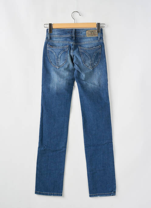 Jeans coupe droite bleu TIFFOSI pour femme