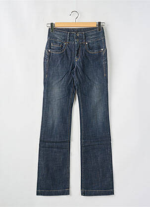 Jeans coupe droite taille normale taille normale bleu TIFFOSI femme