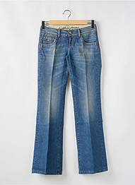 Jeans coupe large tissage brut taille normale bleu TIFFOSI femme