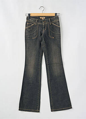 Jeans coupe large taille normale taille normale noir TIFFOSI femme