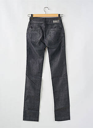 Jeans coupe slim tissage brut taille normale noir TIFFOSI femme