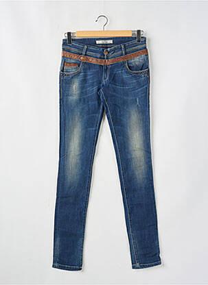 Jeans coupe slim stretch taille normale bleu TIFFOSI femme