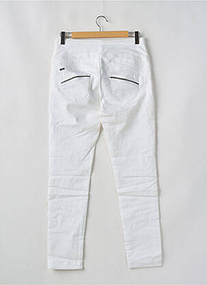 Jeans coupe slim stretch taille normale blanc TIFFOSI femme