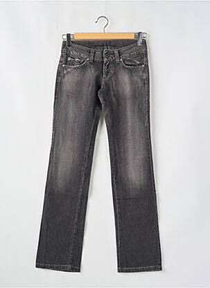 Jeans coupe droite taille normale taille normale gris TIFFOSI femme