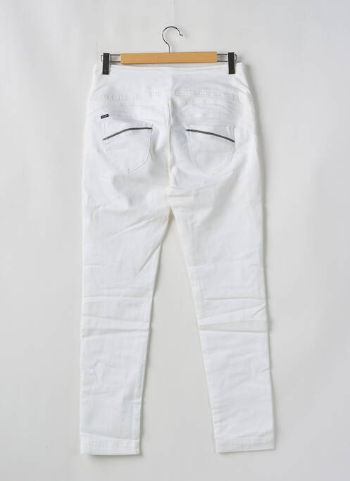 Jeans coupe slim stretch taille normale blanc TIFFOSI femme