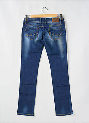 Jeans coupe droite stretch taille normale bleu TIFFOSI femme