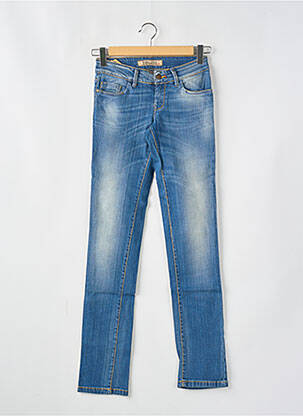 Jeans coupe droite stretch taille normale bleu TIFFOSI femme