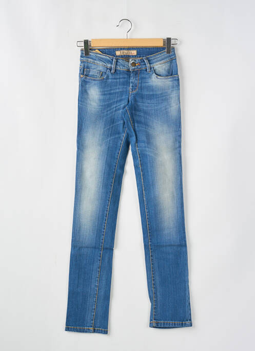 Jeans coupe droite bleu TIFFOSI femme