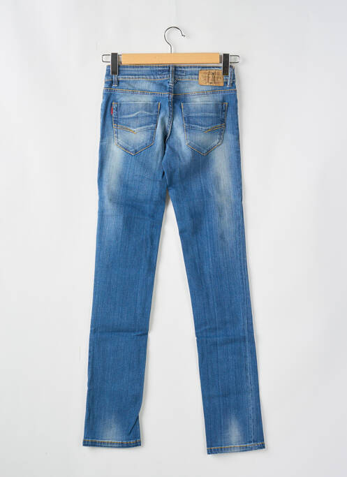 Jeans coupe droite bleu TIFFOSI femme