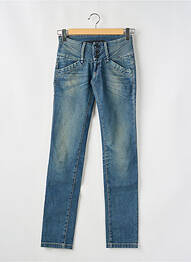 Jeans coupe slim stretch taille normale bleu TIFFOSI femme
