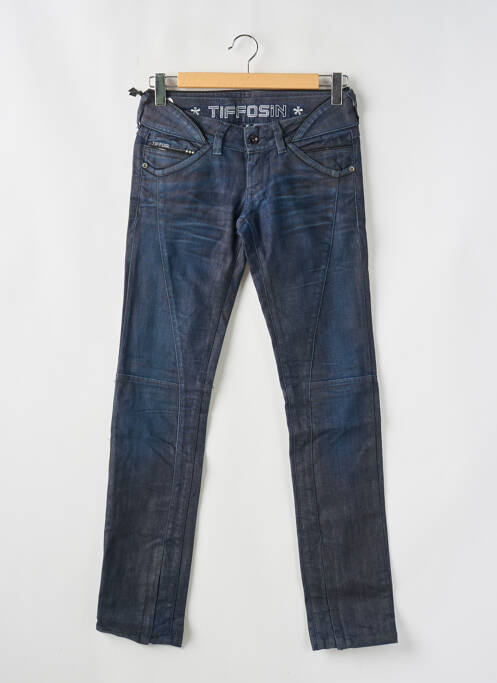 Jeans coupe droite bleu TIFFOSI pour femme