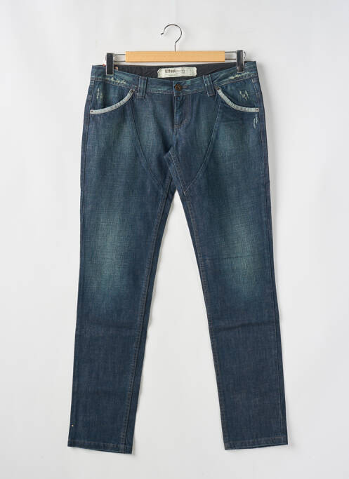 Jeans coupe droite bleu TIFFOSI pour homme