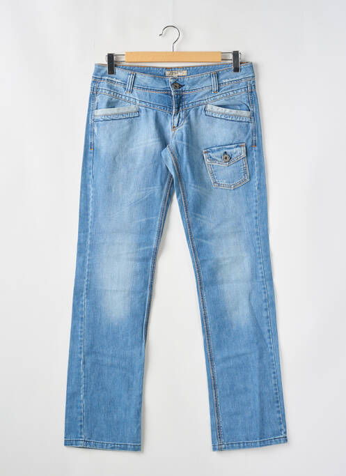 Jeans coupe droite bleu TIFFOSI pour homme