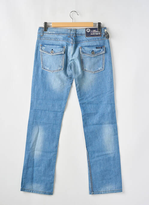 Jeans coupe droite bleu TIFFOSI pour homme