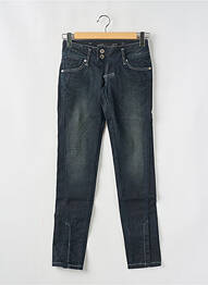 Jeans coupe droite stretch taille normale bleu TIFFOSI femme