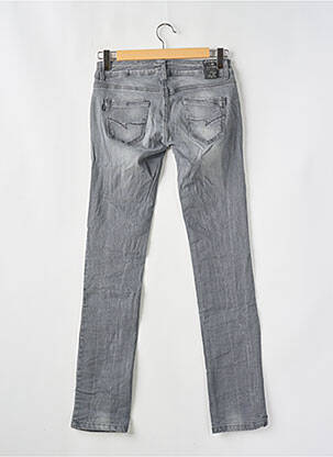 Jeans coupe droite stretch taille normale gris TIFFOSI femme