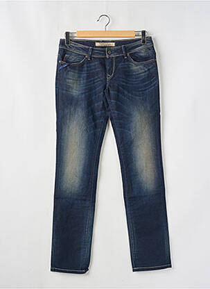 Jeans coupe droite stretch taille normale bleu TIFFOSI homme
