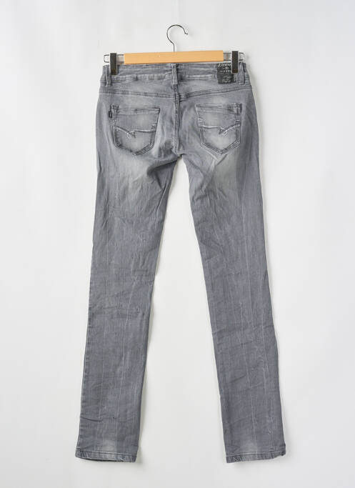 Jeans coupe droite gris TIFFOSI pour femme