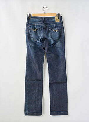 Jeans coupe droite stretch taille normale bleu TIFFOSI femme