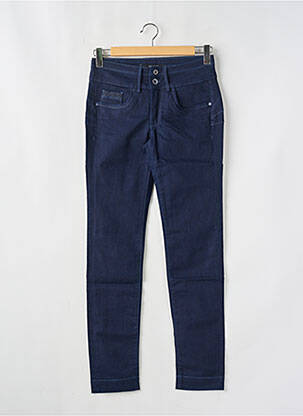 Jeans coupe slim tissage brut taille normale bleu TIFFOSI femme