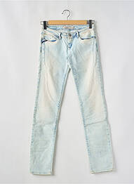 Jeans coupe droite stretch taille normale bleu TIFFOSI femme